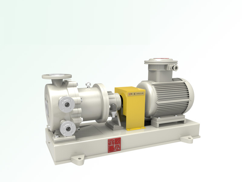 TICG(B)F no leakage fluorine lined high-temperature magnetic pump